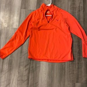 Coral Puma 3/4 Zip Jacket